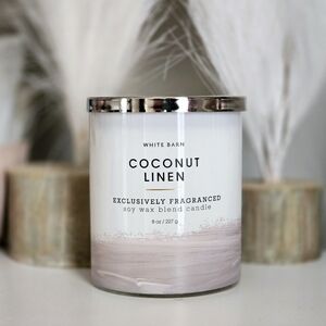 Coconut Linen Single Wick Candle by Bath and Body Works